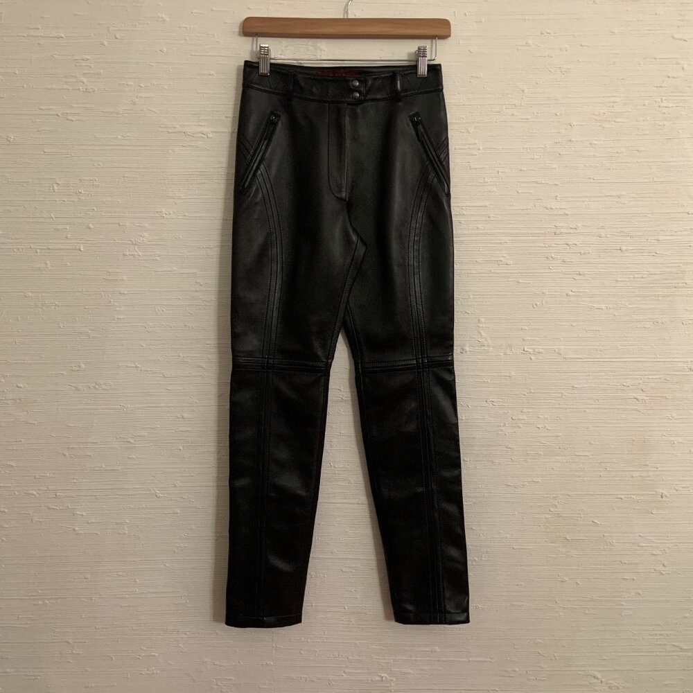 NWOT Sies Marjan Faux Leather Black Pants